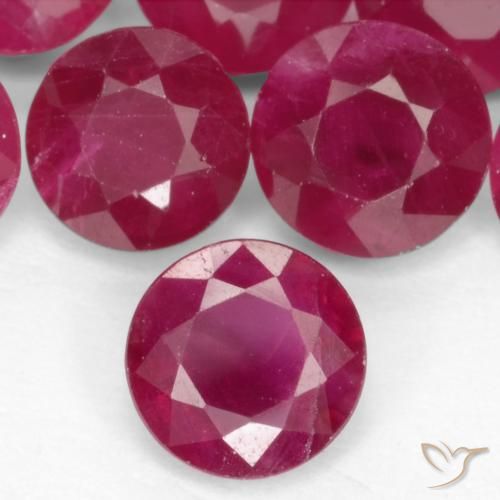 0.59ct Naturel Rouge moyen Rubis, Tour, VS-SI