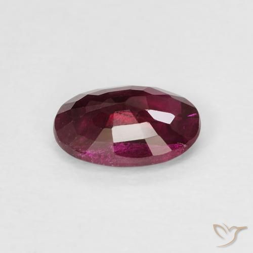 Rubis Rouge moyen naturelle ovale, 0.53 ct, VS-SI