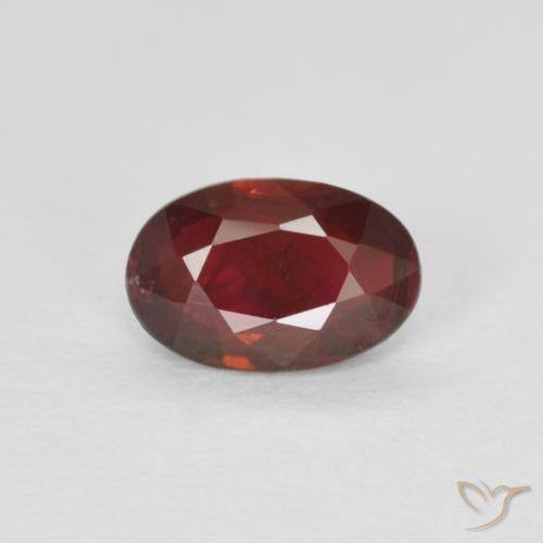 0.46ct Naturel Rouge vif Rubis, ovale, VS-SI