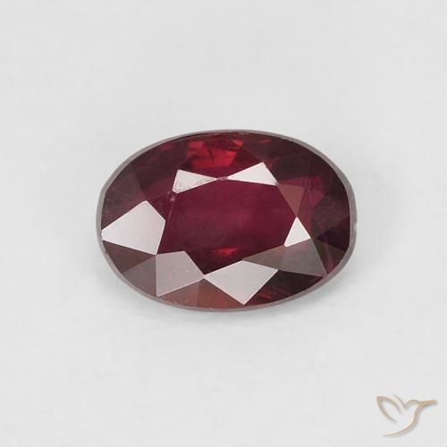 0.52ct Naturel Rouge moyen Rubis, ovale, VS-SI