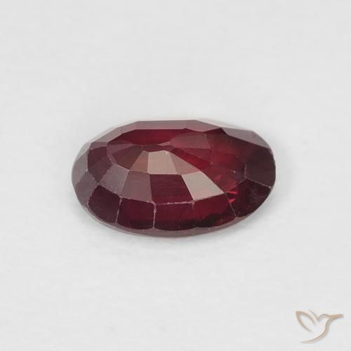 Rubis Rouge moyen naturelle ovale, 0.52 ct, VS-SI