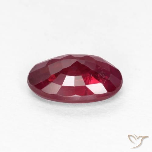 Rubis Rouge sang naturelle ovale, 0.58 ct, VS-SI