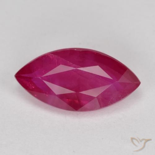 1.49ct Naturel Rouge Rosâtre Rubis, Marquise, VS-SI