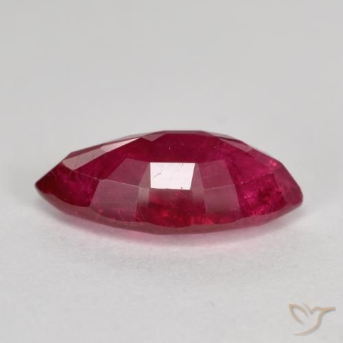 Rubis Rose rougeâtre profond naturelle Marquise, 1.82 ct, SI