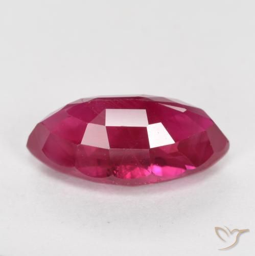 Rubis Rouge Rosâtre naturelle Marquise, 1.66 ct, VS-SI