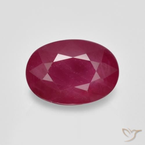 1.13ct Naturel Cramoisi profond Rubis, ovale, VS-SI