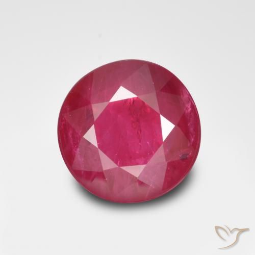 1.06ct Naturel Rouge confiture Rubis, Tour, VS-SI