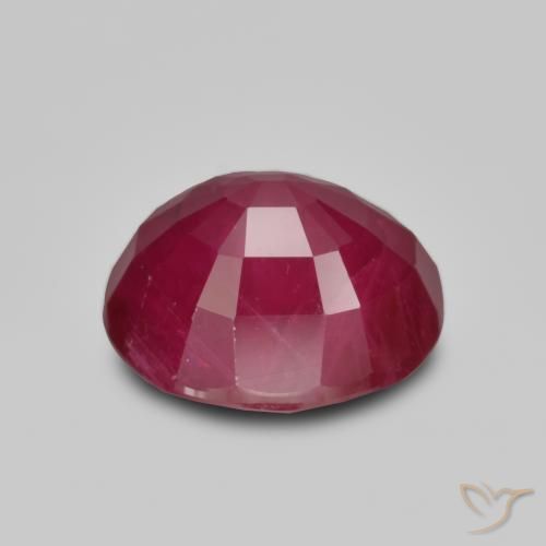 Rubis Vin rouge naturelle ovale, 1.41 ct, VS-SI