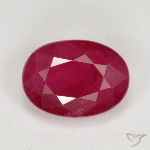 1.16ct Naturel Cramoisi profond Rubis, ovale, VS-SI