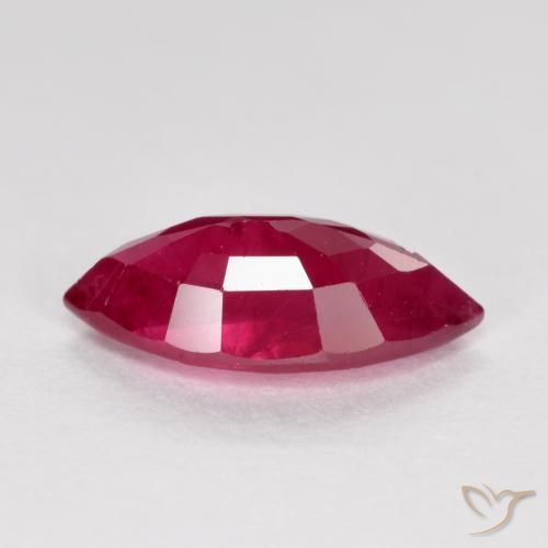 Rubis Rouge moyen-foncé naturelle Marquise, 1.05 ct, SI