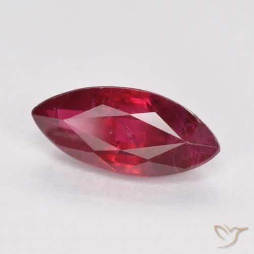 Rubis Rouge sang naturelle Marquise, 1.06 ct, SI