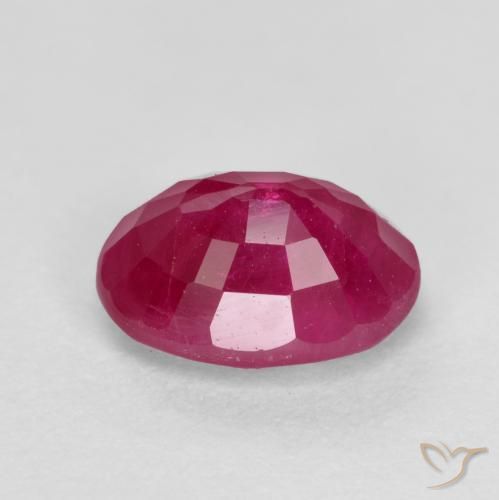 Rubis Rouge moyen naturelle ovale, 1.23 ct, SI