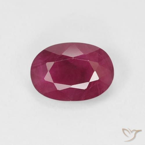 1.06ct Naturel Cramoisi profond Rubis, ovale, VS-SI