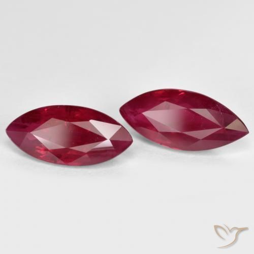 Shop natural 2.43ct Rouge moyen-foncé Rubis gems, Marquise, from Myanmar at GemSelect. In stock, global shipping!