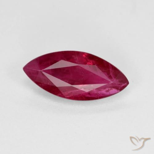 1.20ct Naturel Rouge foncé Rubis, Marquise, VS-SI