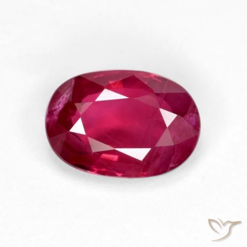 1.05ct Naturel Rouge moyen-foncé Rubis, ovale, VS-SI