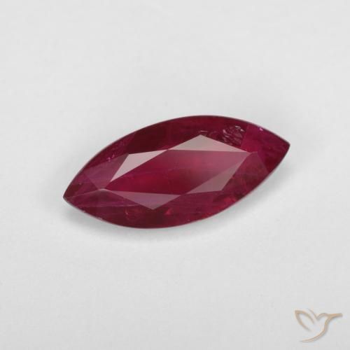Rubis Vin rouge naturelle Marquise, 1.09 ct, VS-SI