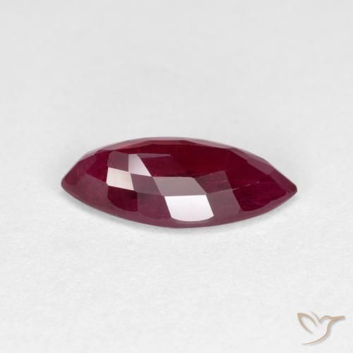 Rubis Vin rouge naturelle Marquise, 1.09 ct, VS-SI