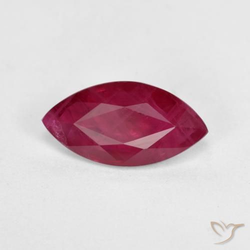 Rubis Rouge sang naturelle Marquise, 1.18 ct, VS-SI