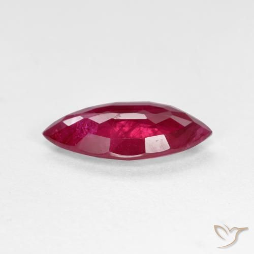 Rubis Rouge sang naturelle Marquise, 1.18 ct, VS-SI