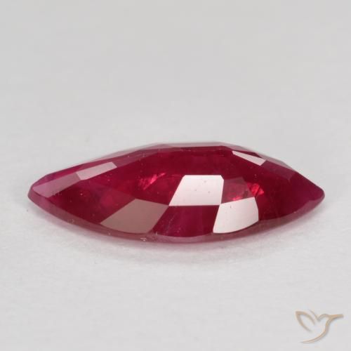 Rubis Rouge sang naturelle Marquise, 1.00 ct, VS-SI