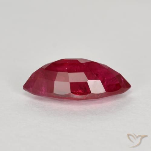 Rubis Rouge foncé naturelle Marquise, 1.04 ct, VS-SI