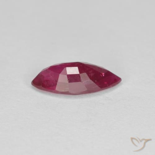 Rubis Rouge moyen naturelle Marquise, 0.94 ct, VS-SI