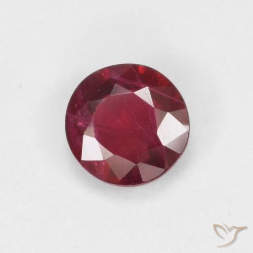 0.27ct Naturel Rouge sang Rubis, Tour, SI