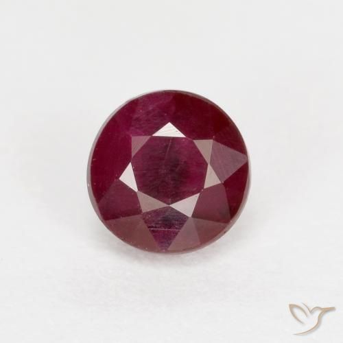 0.43ct Naturel Vin rouge Rubis, Tour, SI