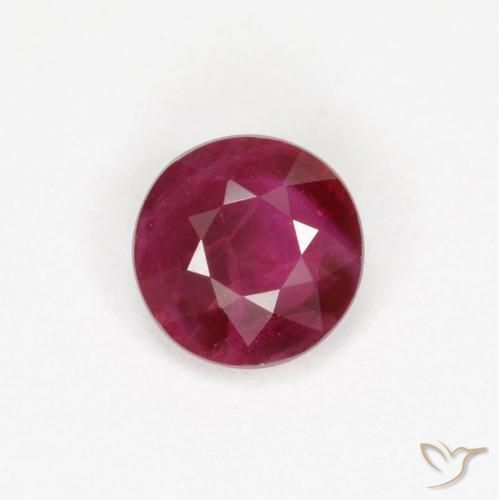 0.29ct Naturel Rouge foncé Rubis, Tour, SI