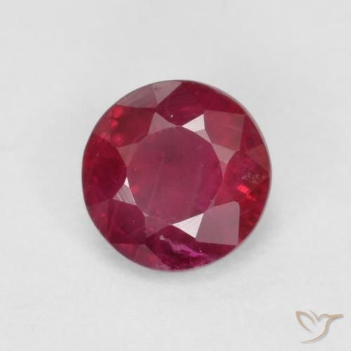 Rubis Rouge foncé naturelle Tour, 0.41 ct, SI
