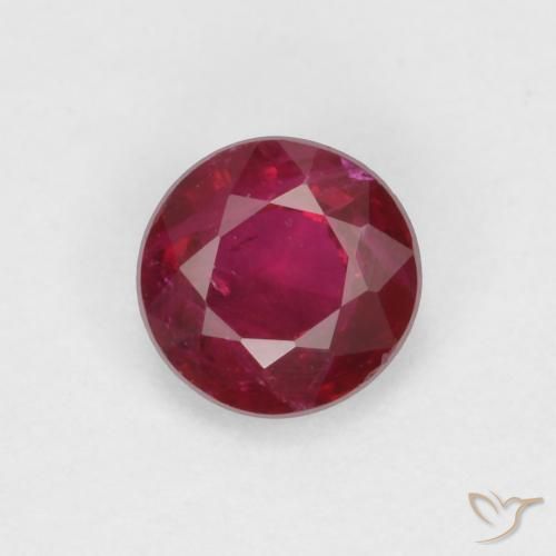 0.34ct Naturel Rouge foncé Rubis, Tour, SI