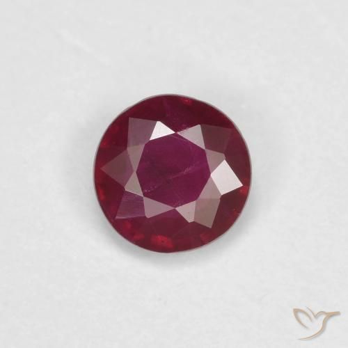 0.29ct Naturel Rouge foncé Rubis, Tour, SI