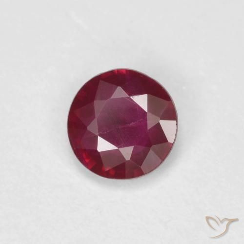 Rubis Rouge foncé naturelle Tour, 0.29 ct, SI