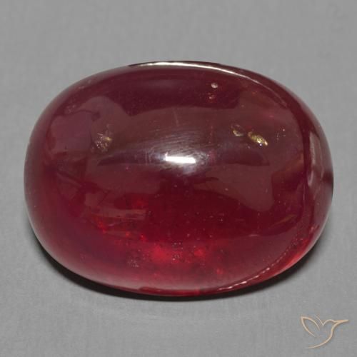 18.63ct Naturel Rouge foncé Rubis, ovale, Translucide