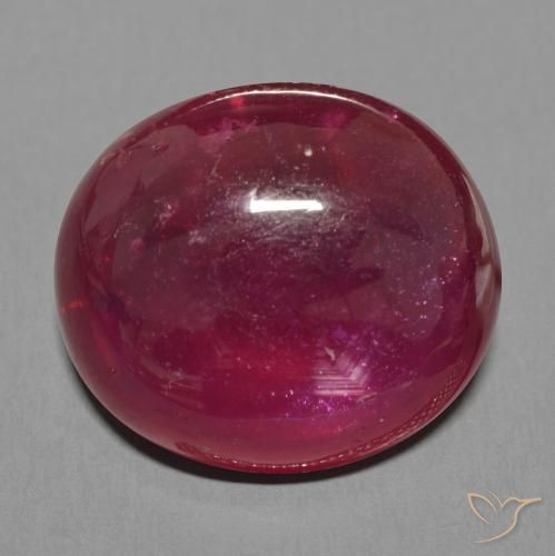 23.90ct Naturel Vin rouge Rubis, ovale, Translucide