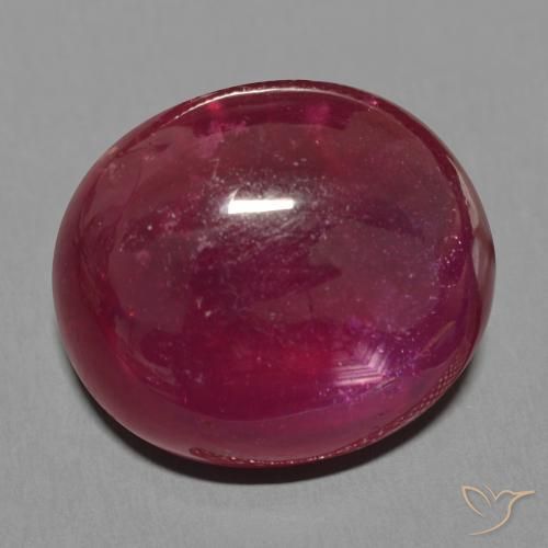 Rubis Vin rouge naturelle ovale, 23.90 ct, Translucide