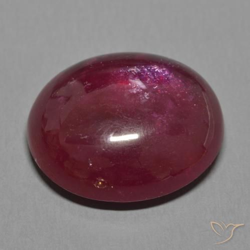 Rubis Vin rouge naturelle ovale, 23.90 ct, Translucide