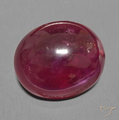 Rubis Vin rouge naturelle ovale, 23.40 ct, Translucide