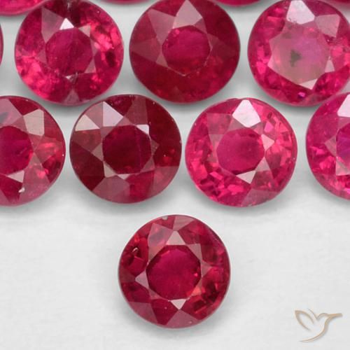 0.26ct Naturel Rouge moyen Rubis, Tour, VS-SI
