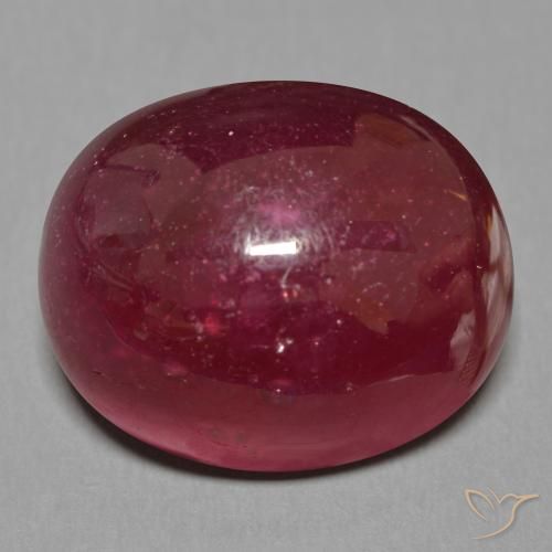 29.19ct Naturel Vin rouge Rubis, ovale, Translucide