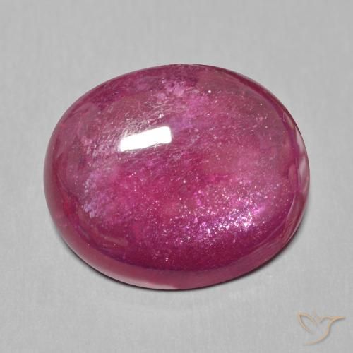 Rubis Vin rouge profond naturelle ovale, 16.22 ct, Translucide