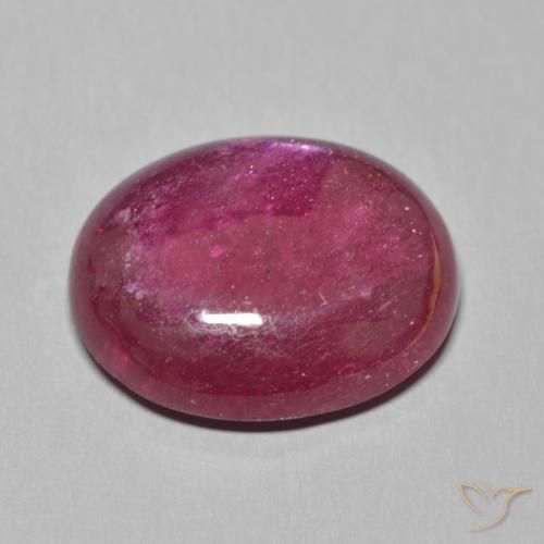 Rubis Vin rouge profond naturelle ovale, 16.22 ct, Translucide
