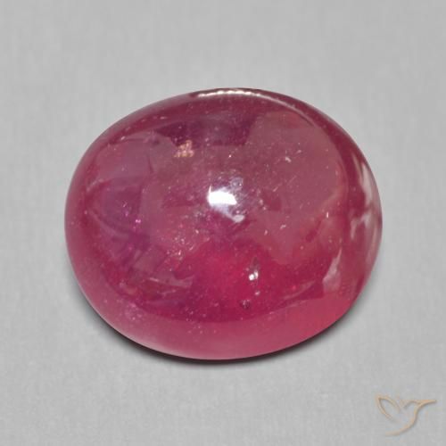 11.05ct Naturel Rouge foncé Rubis, ovale, Translucide