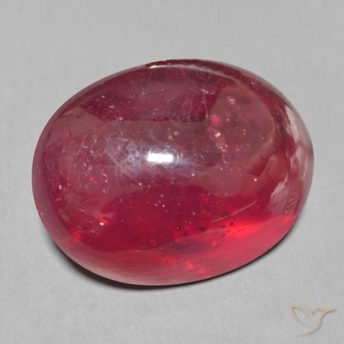 Rubis Vin rouge naturelle ovale, 14.77 ct, Translucide
