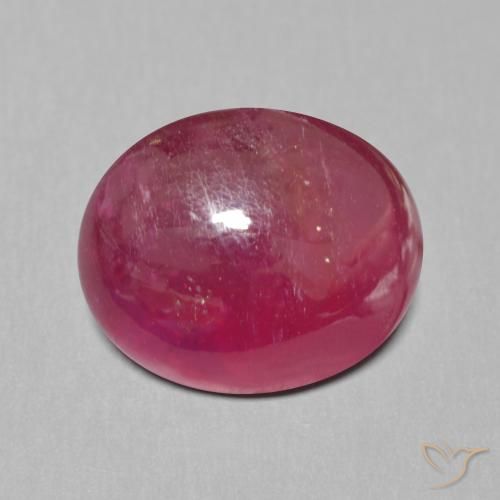 11.20ct Naturel Rouge foncé Rubis, ovale, Translucide