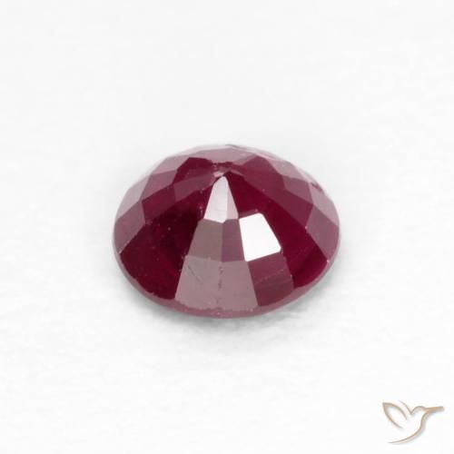 Rubis Vin rouge profond naturelle Tour, 0.25 ct, VS