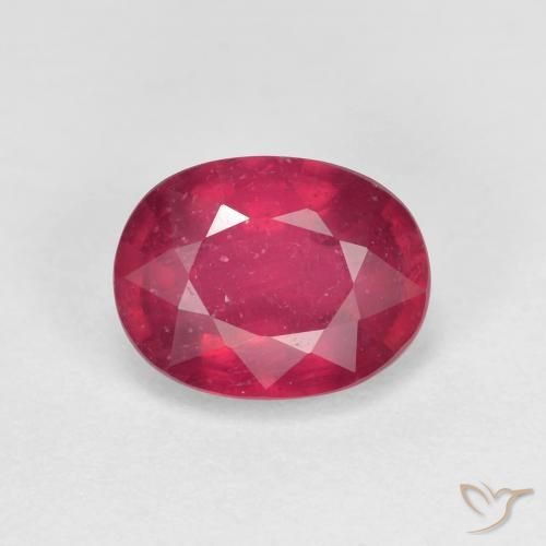 1.94ct Naturel Rouge moyen Rubis, ovale, VS