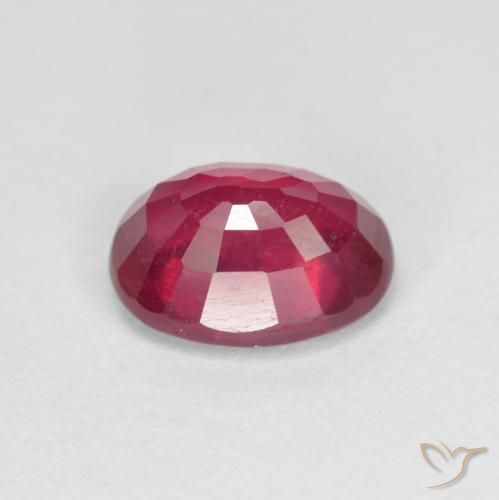 Rubis Rouge moyen naturelle ovale, 1.94 ct, VS