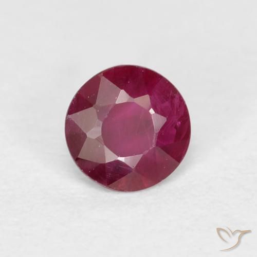 Rubis Vin rouge profond naturelle Tour, 0.22 ct, VS